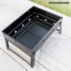 Innovagoods Barbecue Portable Pliable à Utiliser Avec Du Charbon De Bois - Barbecue Portable - Barbecue Pliable - Petit Barbecue - Barbecue Portable - Barbecue De Table - Barbecue De Table Charbon De Bois - Petit Barbecue - Mini Barbecue -Grill Feu Maison 1200x1200 138
