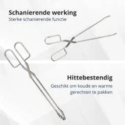 Pince De Service En Acier Inoxydable Veluw - 30 Cm - Pince De Cuisine Professionnelle - Pince à Collation - Pince à BBQ - Pince à Viande -Grill Feu Maison 1200x1200 1404