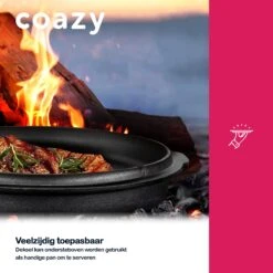 Grillas Coazy 4.2L | Four Néerlandais | Poêle à BBQ En Fonte Avec Couvercle | Barbecue Petromax | Poêle à Frire | -Grill Feu Maison 1200x1200 1435