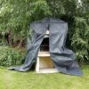 Furniture Limited - Housse De Protection Pour Barbecues En Pierre 253x128x80 Cm