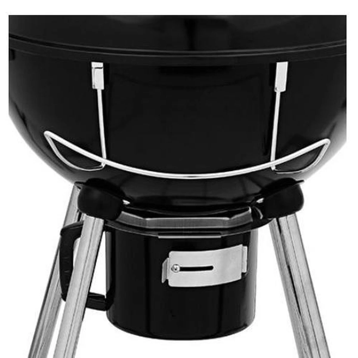 Barbecue à Boules Deluxe 55CM XXL Grille à Boules Barbecue à Charbon De Bois - Aussi Pour Briquettes - Thermomètre Inclus - Noir 2 Barbecue à Boules Deluxe 55CM XXL Grille à Boules Barbecue à Charbon De Bois - Aussi Pour Briquettes - Thermomètre Inclus - Noir – Image 2