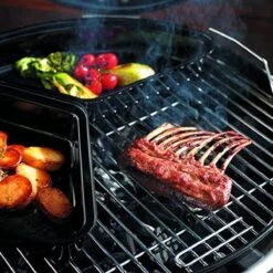 Plat De Barbecue Avec Trous Rösle - 42x24x6 Cm - Acier émaillé En Porcelaine -Grill Feu Maison 1200x1200 1514