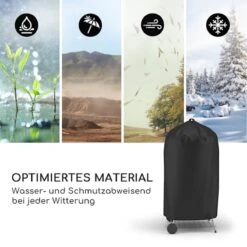 Blumfeldt Grillguard Housse De Barbecue - Housse De Protection Pour Grill à Balles Ø 70 Cm Max. - Résistant Aux UV - Poignée -Grill Feu Maison 1200x1200 1593