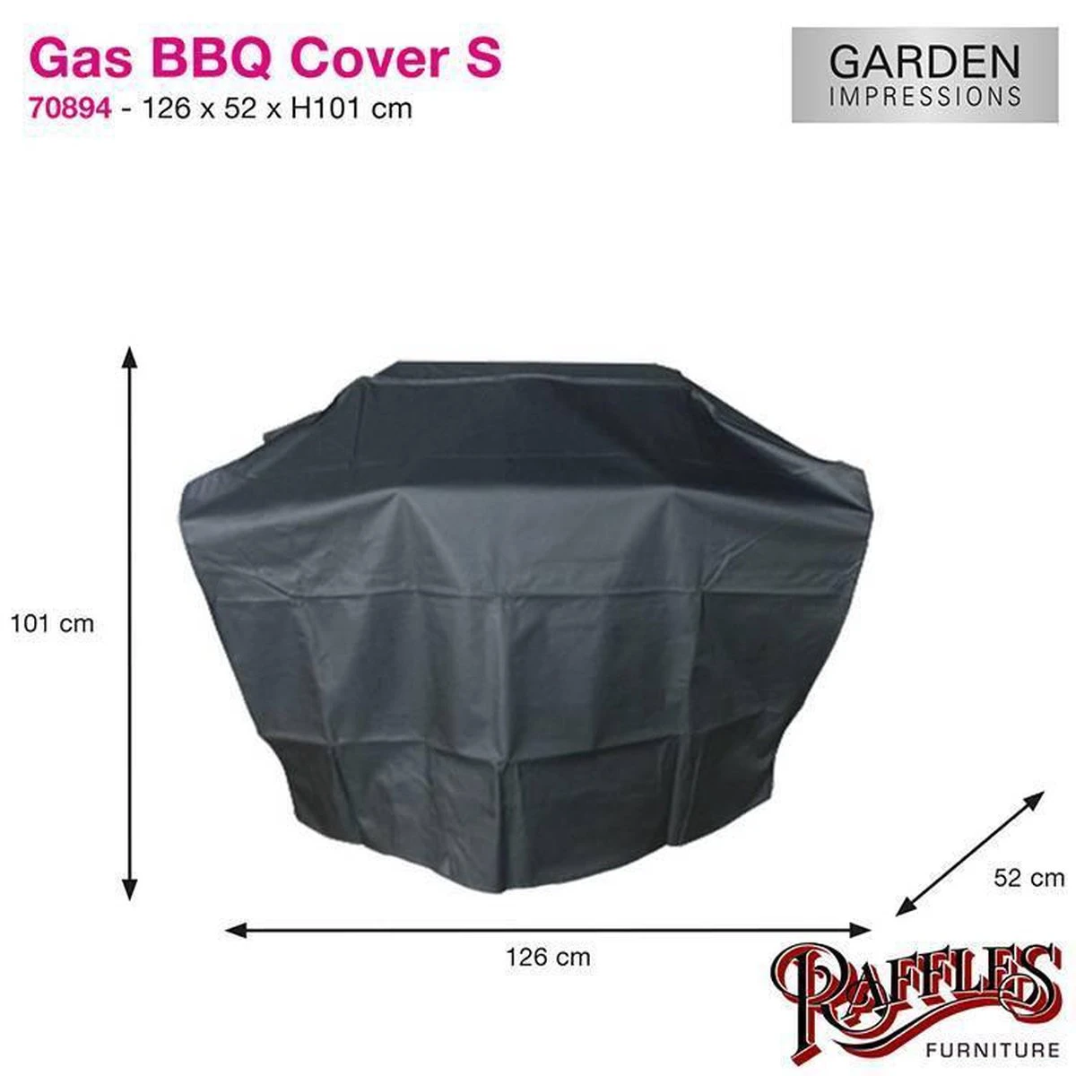 Garden Impressions - Coverit - Housse De Barbecue à Gaz - S 4 Garden Impressions - Coverit - Housse De Barbecue à Gaz - S – Image 4