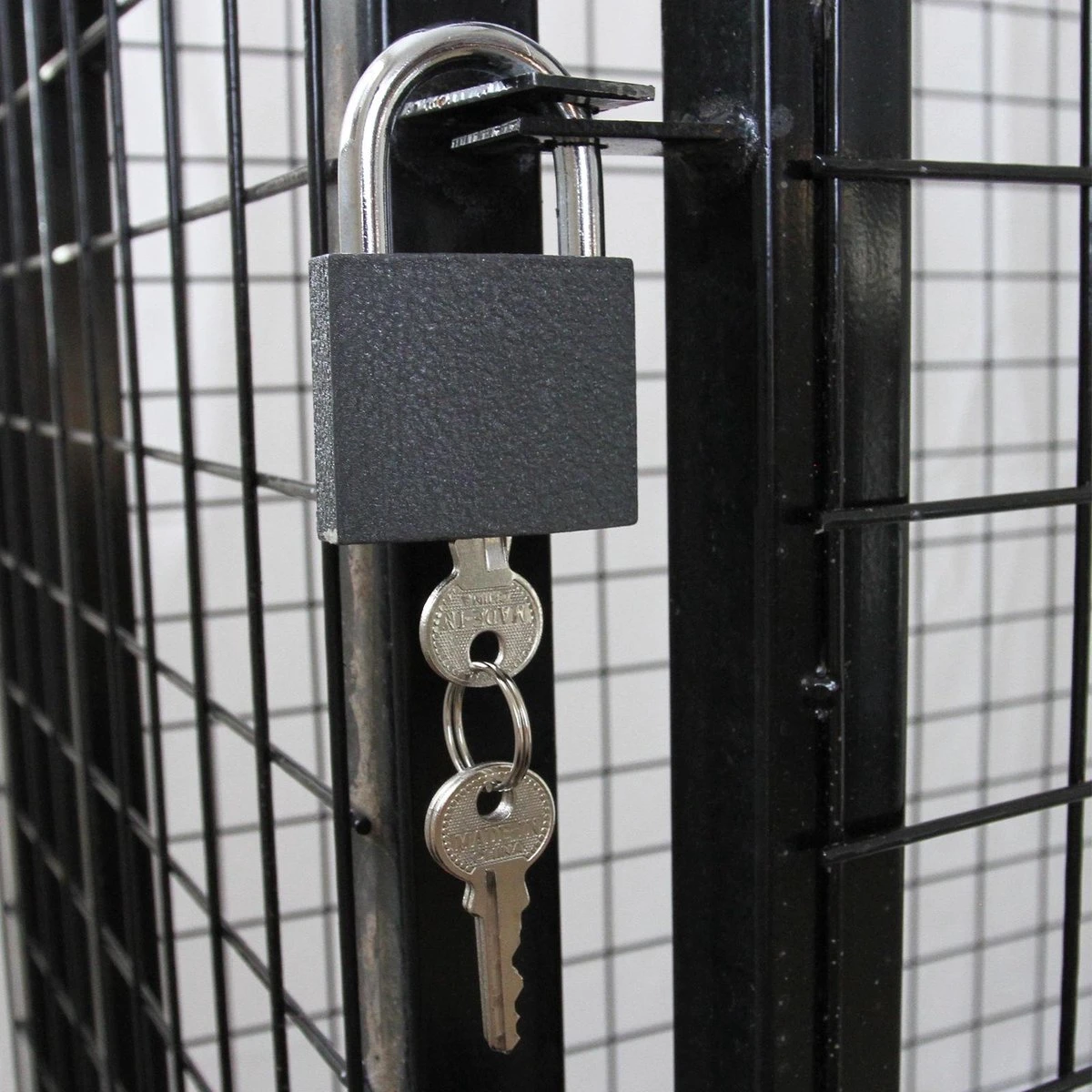 Stockage De Bouteilles En Verre - Stockage De Bouteilles De Gaz - Maille - Noir - 870 Mm (L) X 900 Mm (H) X 490 Mm (P) 8 Stockage De Bouteilles En Verre - Stockage De Bouteilles De Gaz - Maille - Noir - 870 Mm (L) X 900 Mm (H) X 490 Mm (P) – Image 8