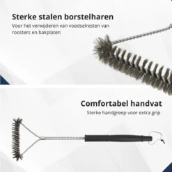 Veluw BBQ Brush Y-shape - Brosse à Gril / Brosse En Acier - Manche Extra Long - 520x170mm -Grill Feu Maison 1200x1200 1715