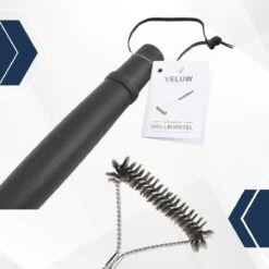 Veluw BBQ Brush Y-shape - Brosse à Gril / Brosse En Acier - Manche Extra Long - 520x170mm -Grill Feu Maison 1200x1200 1719