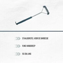 Orange85 De Nettoyage Pour Barbecue Orange85 - Métal - 55cm - Acier Inoxydable -Grill Feu Maison 1200x1200 1757