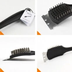 Veluw BBQ Brush With Scraper - Brosse Pour Gril / Brosse En Acier - 70x310x (H) 85mm -Grill Feu Maison 1200x1200 1764