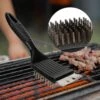BBQ Clean - Brosse Pour Barbecue Heavy Duty - Brosse De Nettoyage - Brosse Et Grattoir Pour BBQ - De Heble®