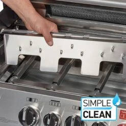 Barbecue à Gaz Enders Monroe Black Pro 4 IK Turbo - Surface De Cuisson 74 × 43 Cm - 41 Kg - Allumage Piezo - Dimensions 153,5 × 58 × 118,5 Cm - Amovible -Grill Feu Maison 1200x1200 181