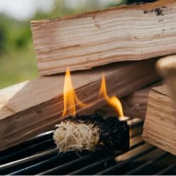 Grill Trade® Log Starter 50 STK - Naturel - Pour Cheminée, Poêle à Bois, Feu De Camp, BBQ - Convient Pour L'intérieur Et L'extérieur - Toutes Les Conditions Météorologiques -Grill Feu Maison 1200x1200 1847