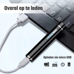 Briquet électronique - Plasma USB - Briquet Storm - Taille Compacte - Rechargeable - Couleur Chrome Noir -Grill Feu Maison 1200x1200 1882