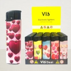 50x Briquets Rechargeables - Unilite - Briquet Clic De Haute Qualité - Avec Imprimé Love / Hearts 7 50x Briquets Rechargeables - Unilite - Briquet Clic De Haute Qualité - Avec Imprimé Love / Hearts -Grill Feu Maison 1200x1200 1894