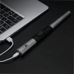 Briquet électrique Long Rechargeable - Briquet Plasma Durable - Briquet De Luxe - Comprend Un Emballage Cadeau - BBQ - Bougies - Grijs -Grill Feu Maison 1200x1200 1992