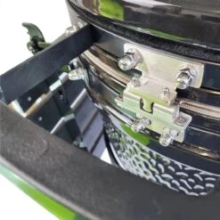 Obelix Kamado Large - 22 Pouces - Zwart - Avec Poseur De Plaque - Feutre En Fibre De Verre - Système D'ouverture / Fermeture - Precision Top-Vent -Grill Feu Maison 1200x1200 205