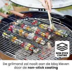 PROKING BBQ Grill Rack Clamp Basket - Accessoires Barbecue - Viande - Poisson - Vega - Set De 2 Pièces 9 PROKING BBQ Grill Rack Clamp Basket - Accessoires Barbecue - Viande - Poisson - Vega - Set De 2 Pièces -Grill Feu Maison 1200x1200 2077