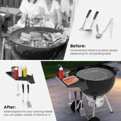 Table D'appoint Amovible Et Pliable BBQNovation Pour Les Barbecues Kogel De 57 Cm, Garantie D'ajustement à 100 % Sur La Plupart Des Barbecues Weber Kogel -Grill Feu Maison 1200x1200 2107