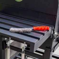 BBQ Grill XXL Fumoir Fumoir - Barbecue à Charbon De Bois De Jardin - Y Compris Housse De Pluie Brosse Métallique Espace De Rangement Pliable -Grill Feu Maison 1200x1200 218