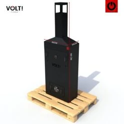 VOLT! Dutch Fire Oven BBQ Grill - Smoker Barbecue - Smoke Box Outdoor Kitchen - Barbecue à Charbon De Bois - Four Extérieur - Grille De BBQ - Zwart -Grill Feu Maison 1200x1200