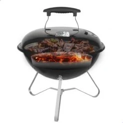 AG Mini Barbecue Ø 35cm - Barbecues à Charbon - Barbecue Kogelbarbecue - Klein Et Léger - Compact - Inox - 4-6 Personnes-Barbecue Rond - Incl. Couvercle - Barbecue Passe Partout -Grille De Ventilation Pour La Régulation De L'oxygène - Zwart -Grill Feu Maison 1200x1200 251