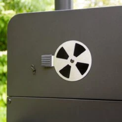 BBQ Grill XL Smoker Jardin - Barbecue à Charbon De Bois De Bois - Y Compris Housse De Pluie - Brosse Métallique - Espace De Rangement Rabattable -Grill Feu Maison 1200x1200 29