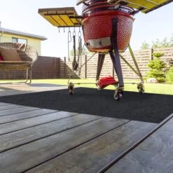 Tapis De Sol Pour Barbecue Relaxdays - Tapis De BBQ - 120 X 80 Cm - Tapis De Protection - Antidérapant - Anthracite -Grill Feu Maison 1200x1200 307