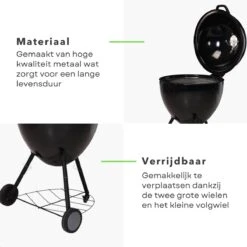 BBQ à Charbon De Bois Cheqo® Luxe XXL - Ø 56,5 Cm - Surface De La Grille 49 Cm - Grille De Ventilation En Acier Inoxydable - Hauteur 97 Cm - Poids 14,6 Kg - Mobile - Barbecue 11 BBQ à Charbon De Bois Cheqo® Luxe XXL - Ø 56,5 Cm - Surface De La Grille 49 Cm - Grille De Ventilation En Acier Inoxydable - Hauteur 97 Cm - Poids 14,6 Kg - Mobile - Barbecue -Grill Feu Maison 1200x1200 337