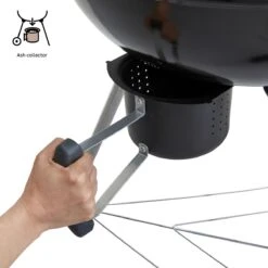 NATERIAL - Barbecue à Charbon PHOENIX ALPHA II - 8 Personnes - Ø 57 Cm - H. 97 Cm - Acier émaillé - Zwart - Kogelbarbecue -Grill Feu Maison 1200x1200 340