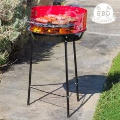 Barbecue Ø36 Cm - Destiné Au Charbon De Bois, Briquettes Ou Bois - 4 Positions Hauteur - Hauteur 51,5 Cm - Acier - -Grill Feu Maison 1200x1200 343