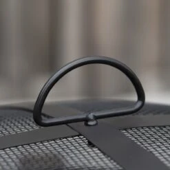 Outsunny Brasero Brasero Avec Grille De Protection Contre Les étincelles Barbecue De Jardin Noir + Marron 842-172 -Grill Feu Maison 1200x1200 399