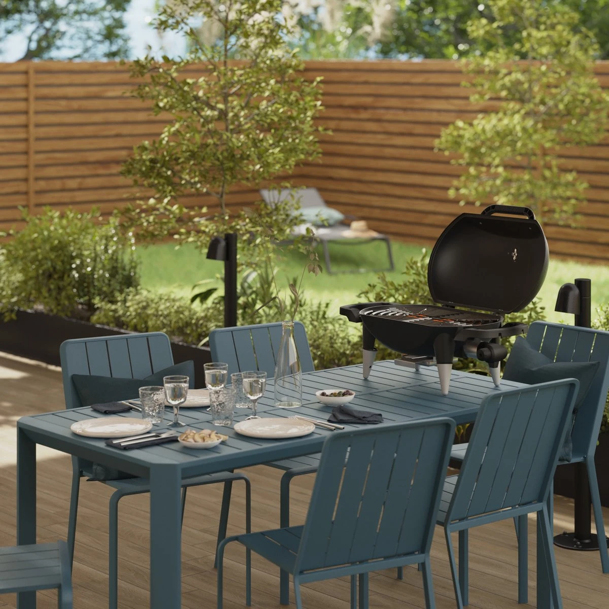 NATERIAL - Grill électrique HYPERION - 2200W - 8 Personnes - H. 49 Cm X L. 76,5 Cm X L. 43 Cm - Acier - Zwart - BBQ Grill électrique - Balcon Grill électrique 7 NATERIAL - Grill électrique HYPERION - 2200W - 8 Personnes - H. 49 Cm X L. 76,5 Cm X L. 43 Cm - Acier - Zwart - BBQ Grill électrique - Balcon Grill électrique – Image 7