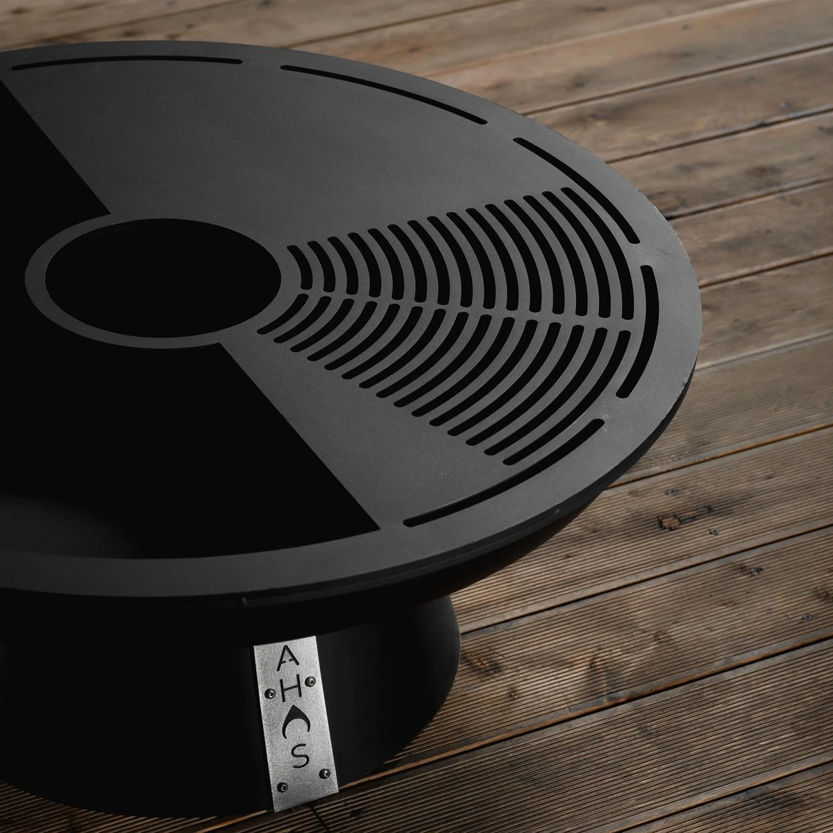 Ahos 850 Barbecue Cheminée Brasero - Anneau De Grill - Y Compris Plancha, Grille De Grille Et Support De Pot - Diamètre 80 Cm - Acier 7 Ahos 850 Barbecue Cheminée Brasero - Anneau De Grill - Y Compris Plancha, Grille De Grille Et Support De Pot - Diamètre 80 Cm - Acier – Image 7