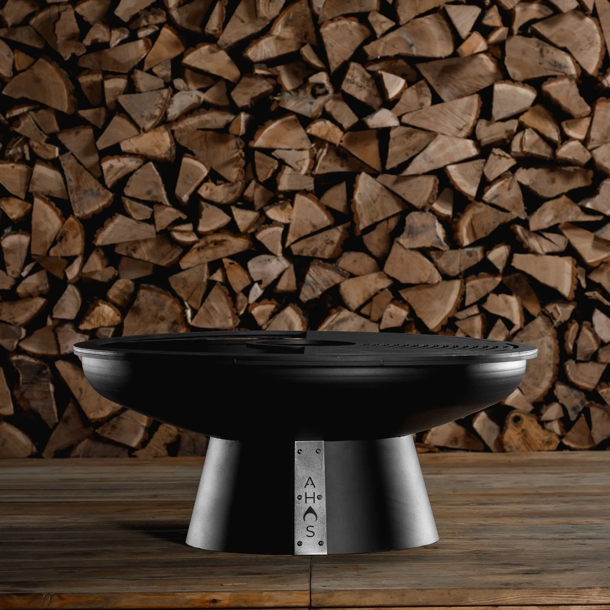 Ahos 850 Barbecue Cheminée Brasero - Anneau De Grill - Y Compris Plancha, Grille De Grille Et Support De Pot - Diamètre 80 Cm - Acier 8 Ahos 850 Barbecue Cheminée Brasero - Anneau De Grill - Y Compris Plancha, Grille De Grille Et Support De Pot - Diamètre 80 Cm - Acier – Image 8