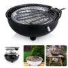 Barbecue Électrique Cheqo® - BBQ Électrique - Barbecue Électrique - Surface De Cuisson ø32cm - Wit Ou Zwart
