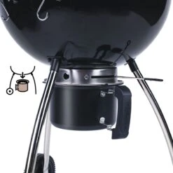 NATERIAL - Barbecue à Charbon PHOENIX BETA - 8 Personnes - Ø 57 Cm - H. 108 Cm - Acier émaillé - Zwart - Barbecue Boule -Grill Feu Maison 1200x1200 485