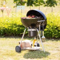 NATERIAL - Barbecue à Charbon PHOENIX BETA - 8 Personnes - Ø 57 Cm - H. 108 Cm - Acier émaillé - Zwart - Barbecue Boule -Grill Feu Maison 1200x1200 486