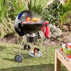 NATERIAL - Barbecue à Charbon PHOENIX BETA - 8 Personnes - Ø 57 Cm - H. 108 Cm - Acier émaillé - Zwart - Barbecue Boule -Grill Feu Maison 1200x1200 487