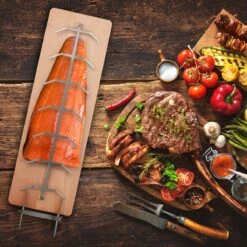 Relaxdays Planche à Fumer Barbecue Saumon - Avec Support - Planche à Saumon Finlandaise - Planche Barbecue - Bois De Hêtre 14 Relaxdays Planche à Fumer Barbecue Saumon - Avec Support - Planche à Saumon Finlandaise - Planche Barbecue - Bois De Hêtre -Grill Feu Maison 1200x1200 533
