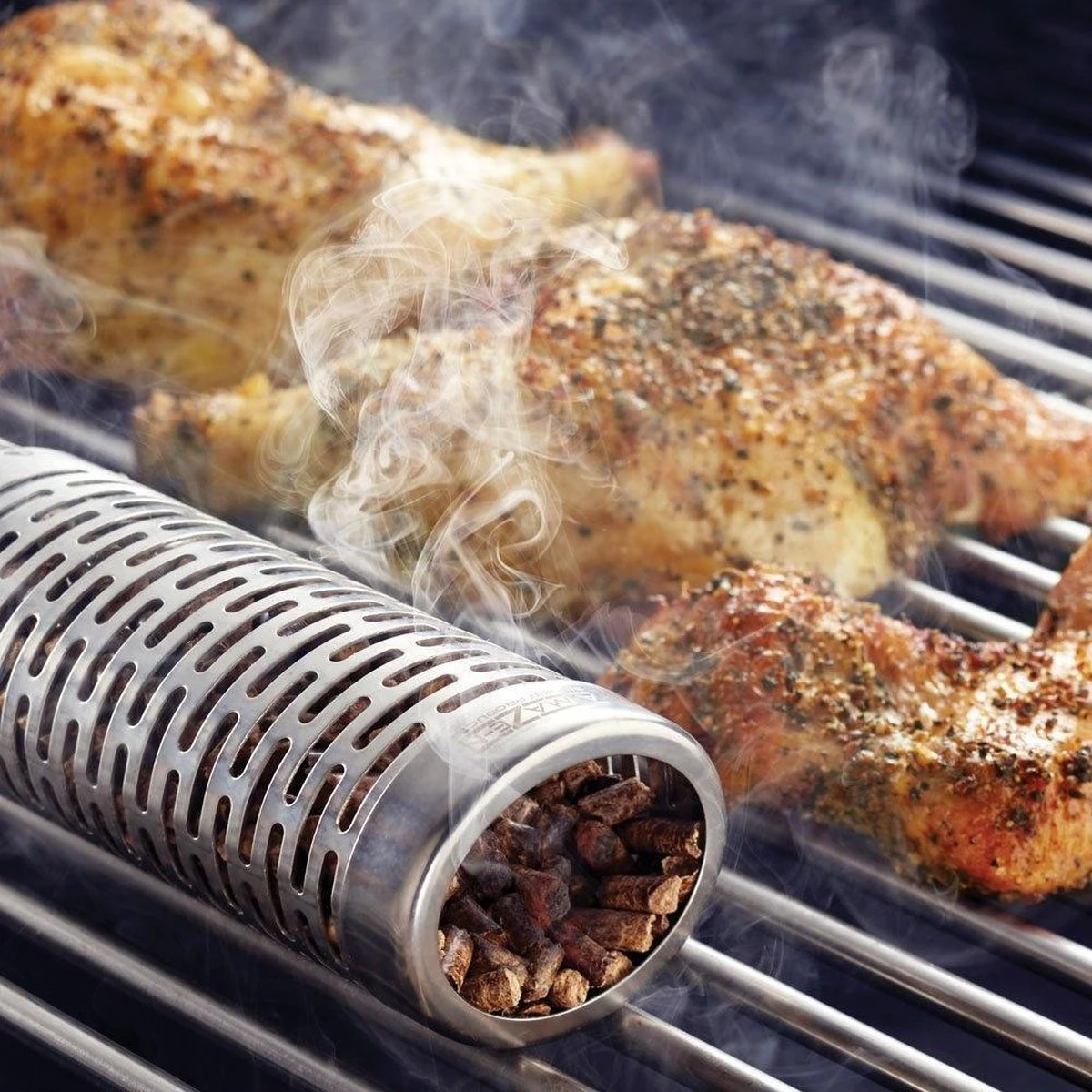 A- MAZE-N Products Fumoir Pack Combo 3 Pièces Tube 15 Cm - Bois De Fumée 2 A- MAZE-N Products Fumoir Pack Combo 3 Pièces Tube 15 Cm - Bois De Fumée – Image 2