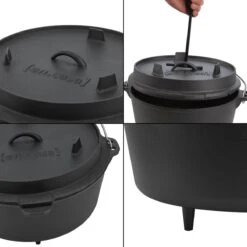 Cocotte Enkhuizen Avec Couvercle En Fonte Noire - 4 Variantes -Grill Feu Maison 1200x1200 739