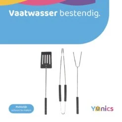 Spatules Pour BBQ YUNICS ® - Accessoires Pour BBQ - Spatules Pour BBQ - Outils Pour BBQ - Barbecue - 3 Pièces -Grill Feu Maison 1200x1200 766