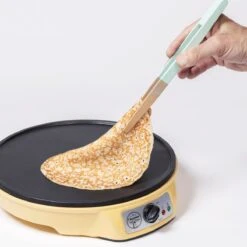 Pince De Service Bestron , Lot De 3, En Bois Naturel, Pince De Cuisine De 25 Cm De Long Pour La Maison, Idéale Pour Les Gaufriers, Poffertjes Ou Crêpières Bestron , Couleur : Multicolore -Grill Feu Maison 1200x1200 774