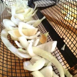 Lot De 2 Paniers à BBQ Ronds 30 X 10 Cm Avec Pinces à Fourche - Grille Grille Grille Grille Pour Barbecue - Accessoires Pour Outils -Grill Feu Maison 1200x1200 792