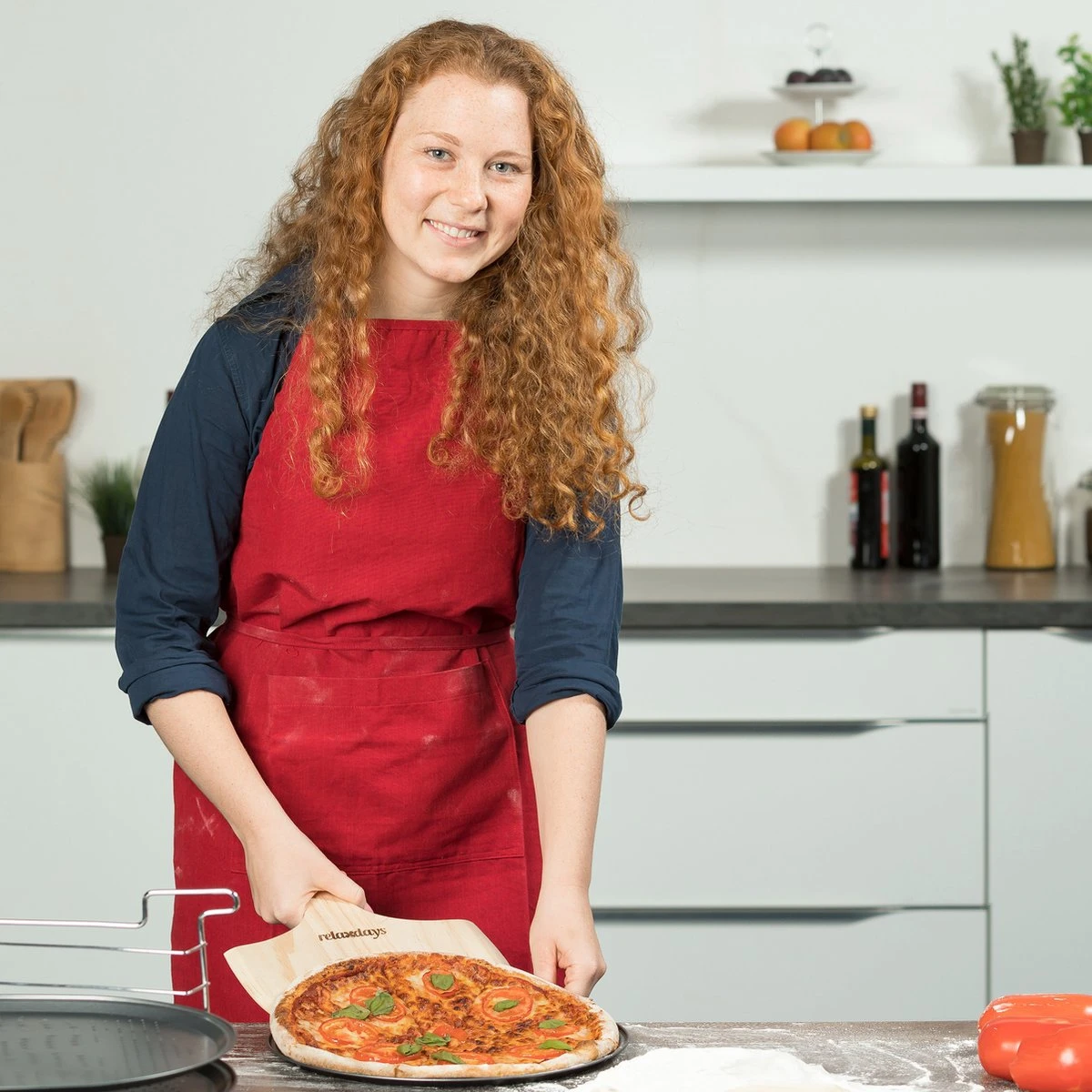 Relaxdays 2 X Pelle à Pizza Bois - Spatule à Pizza - Cuillère à Pain - Cuillère à Pizza - Ronde - Marron 10 Relaxdays 2 X Pelle à Pizza Bois - Spatule à Pizza - Cuillère à Pain - Cuillère à Pizza - Ronde - Marron – Image 10