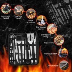 Ensemble D' Outils Pour Barbecue Set - 19 Pièces - Sac De Transport De Luxe Inclus - Accessoires Pour BBQ 13 Ensemble D' Outils Pour Barbecue Set - 19 Pièces - Sac De Transport De Luxe Inclus - Accessoires Pour BBQ -Grill Feu Maison 1200x1200 812
