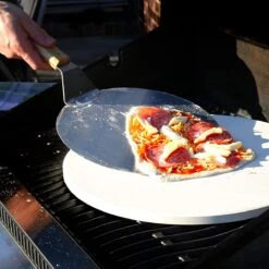 URBANKR8 - Pelle à Pizza Inox Ø25,5 - Pelle à Pizza - BBQ Ou Four - Manche Bois - Longueur : 43 Cm -Grill Feu Maison 1200x1200 850