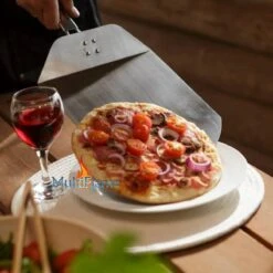 Pelle à Pizza En Acier Inoxydable Avec Manche Pliant En Bois. -Grill Feu Maison 1200x1200 854