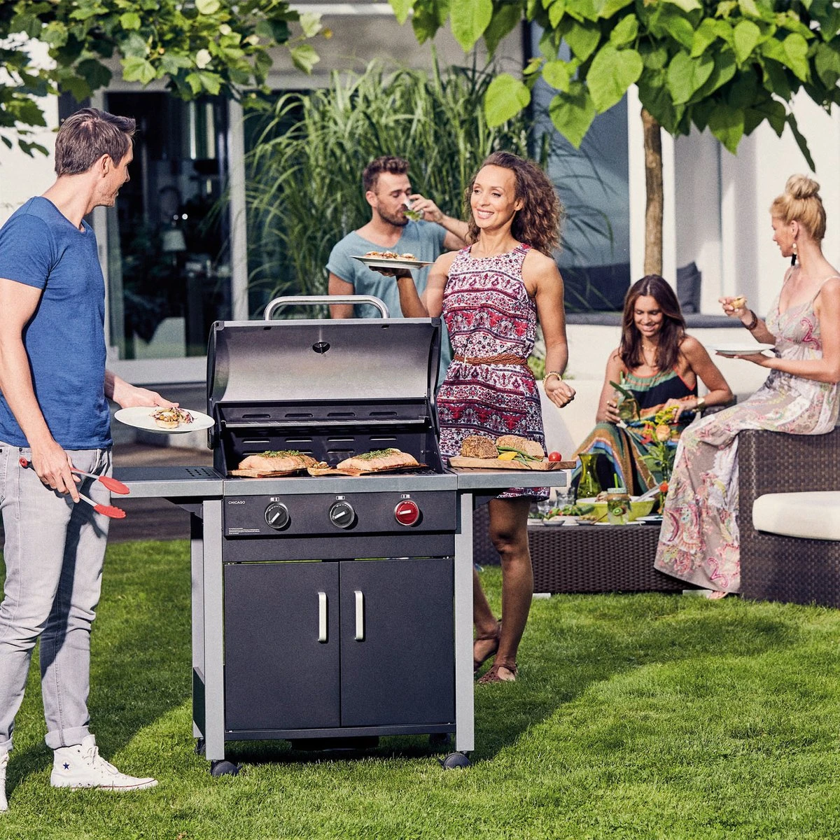 Barbecue à Gaz Enders Chicago 3 R Turbo - Brander 3 + 1 Zone Turbo - Zone Turbo- Acier Inoxydable - Allumage Piezo - 37,5 KG - Gaz - Barbecue à Gaz 4 Barbecue à Gaz Enders Chicago 3 R Turbo - Brander 3 + 1 Zone Turbo - Zone Turbo- Acier Inoxydable - Allumage Piezo - 37,5 KG - Gaz - Barbecue à Gaz – Image 4
