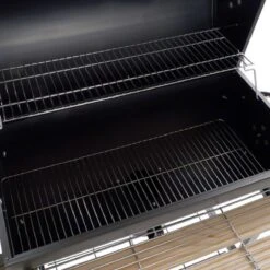 BaseCore® - Barbecue - Charbon De Bois Bbq - BBQ - Avec Roues Robustes - Forme Cylindrique - Haute Qualité - Avec Couvercle, Base Et Tables D'Appoint - Groot Surface De Grille - Acier Zwart -Grill Feu Maison 1200x1200 93